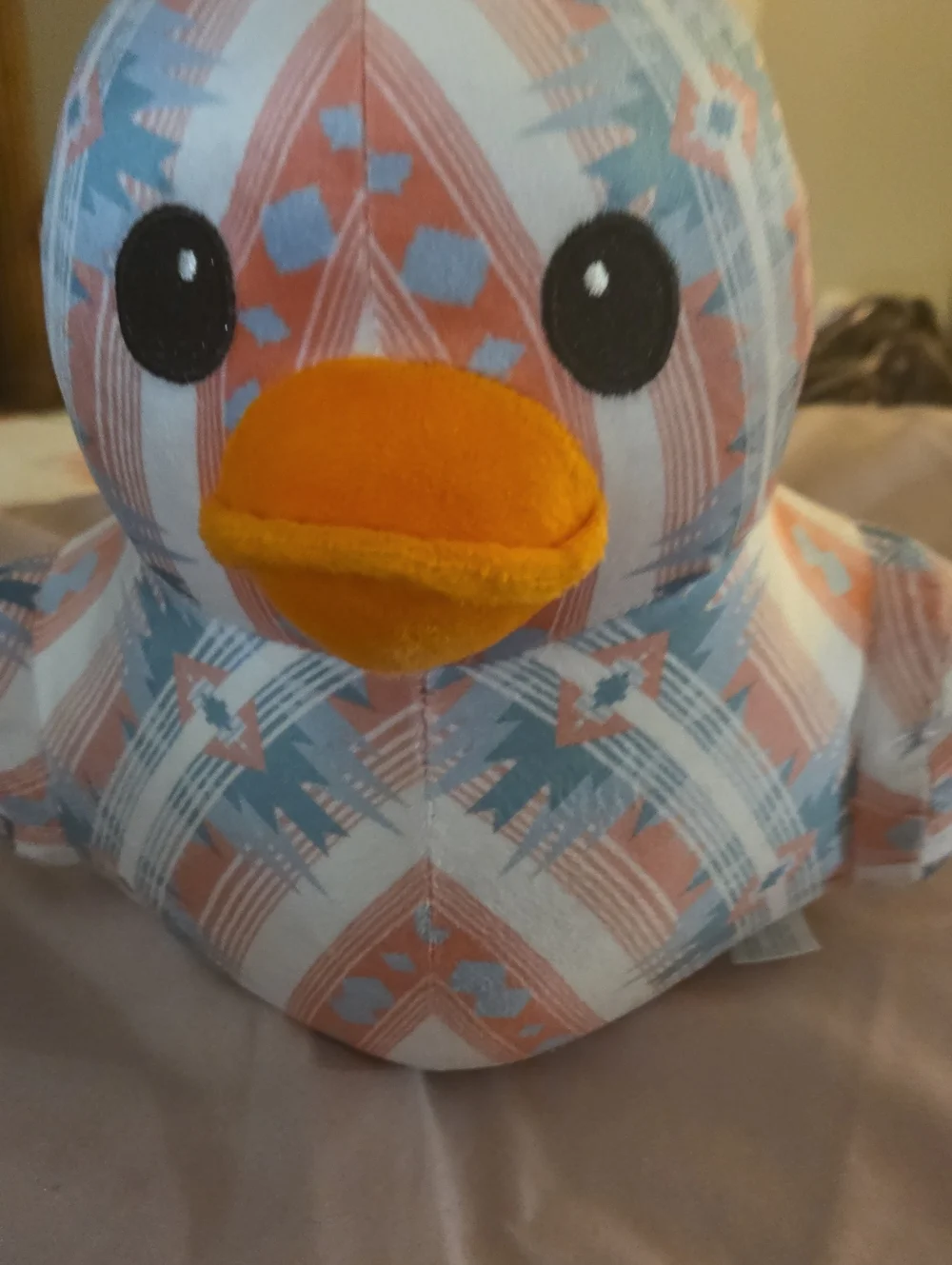 Western Patterned Plush Duck Medium Farm Pals. NWT.